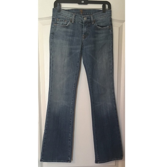 7 For All Mankind Boot Cut Jeans Size 26 - Picture 3 of 8